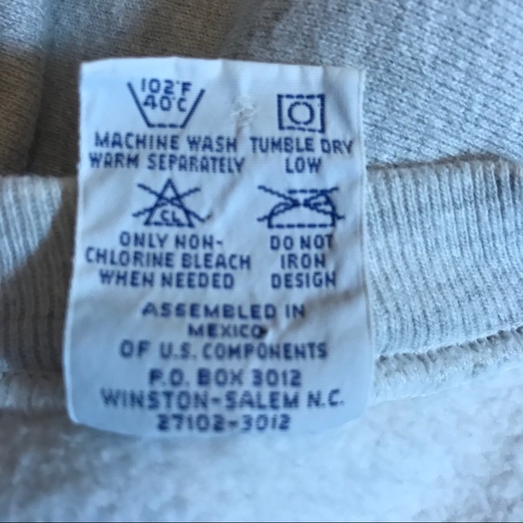 Vintage Heavyweight Champion Reverse Weave 80’s-90’s XL view measurements - Picture 7 of 15